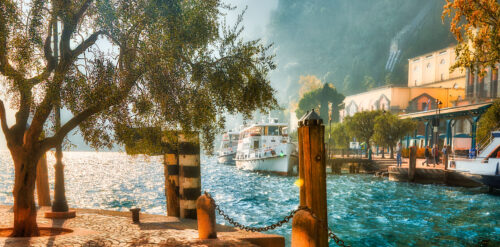 Lake Garda Boats Jigsaw Puzzle