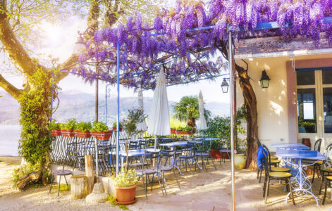 Lake Maggiore Cafe Jigsaw Puzzle