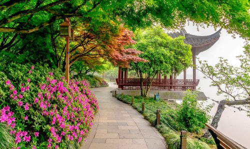 Lake Pavilion Jigsaw Puzzle