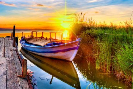 Lake Sunset Jigsaw Puzzle