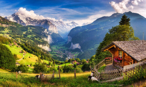 Lauterbrunnen Overlook Jigsaw Puzzle