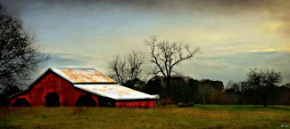 Leaning Barn