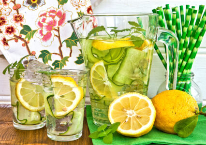 Lemon Cucumber Water Jigsaw Puzzle