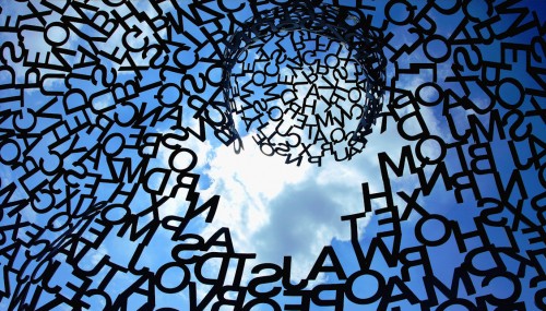 Letters in the Sky Jigsaw Puzzle