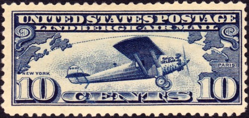 Lindbergh Stamp Jigsaw Puzzle