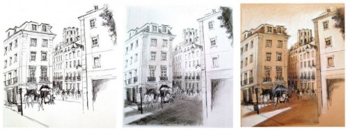 Lisbon Sketches Jigsaw Puzzle