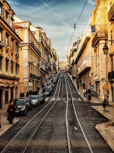 Lisbon Tracks Jigsaw Puzzle