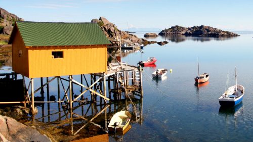 Lofoten Harbor Jigsaw Puzzle