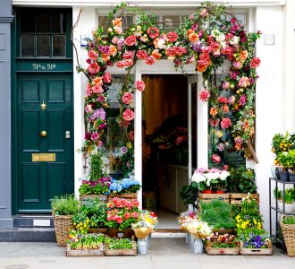 London Florist Shop Jigsaw Puzzle