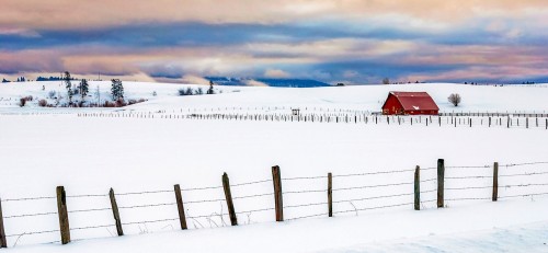 Lone Barn Jigsaw Puzzle