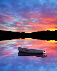 Lone Boat Jigsaw Puzzle