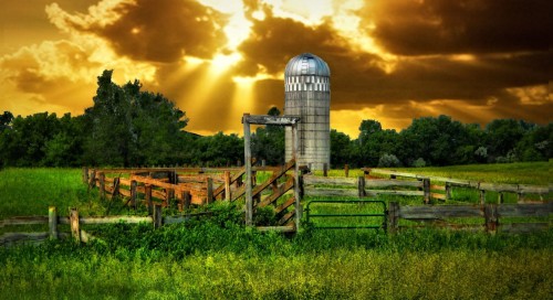 Lone Silo Jigsaw Puzzle