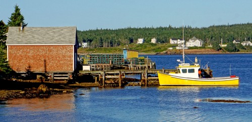 Louisbourg Harbor Jigsaw Puzzle