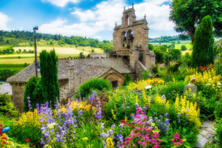 Lozere Flower Bed Jigsaw Puzzle