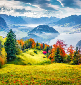 Lucerne Lake Overlook Jigsaw Puzzle