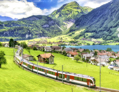 Lungern Train Jigsaw Puzzle