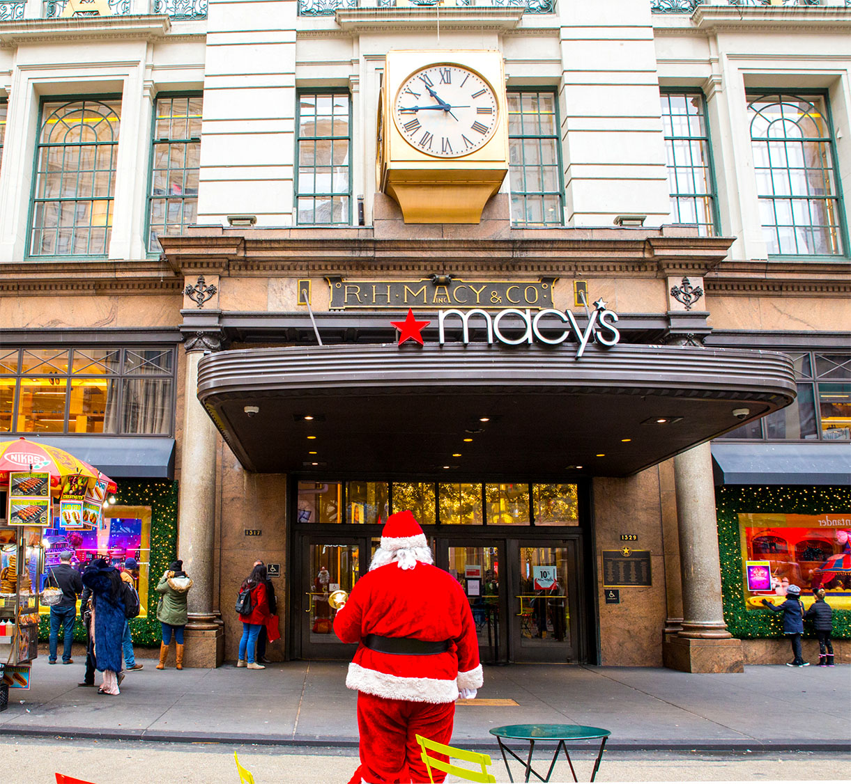 macys santa bears