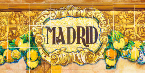 Madrid Sign Jigsaw Puzzle