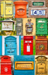 Mailbox Collage Jigsaw Puzzle