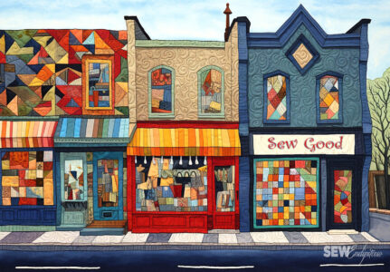 Main Street Quilt Jigsaw Puzzle