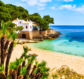 Majorca Beach House Jigsaw Puzzle