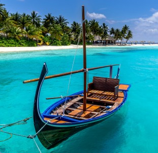 Maldives Sailboat Jigsaw Puzzle