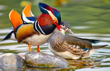Mandarin Duck Pair Jigsaw Puzzle Mandarin Duck Pair Jigsaw Puzzle