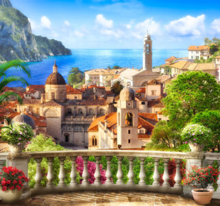 Mediterranean Town Jigsaw Puzzle