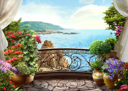 Mediterranean Vista Jigsaw Puzzle