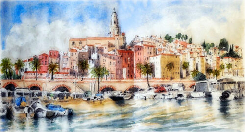 Menton France Jigsaw Puzzle