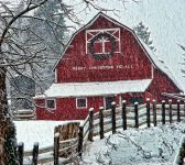 Merry Christmas Barn