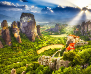 Meteora Monasteries Jigsaw Puzzle