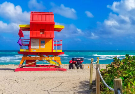 Miami Lifeguard Tower Jigsaw Puzzle