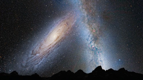 Milky Way Collision Jigsaw Puzzle