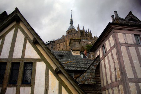 Mont Saint-Michel Village Jigsaw Puzzle