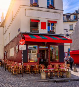 Montmartre Cafe Jigsaw Puzzle