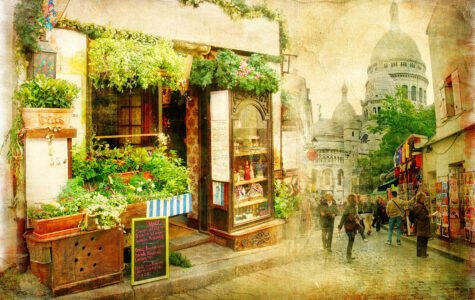 Montmartre Restaurant Jigsaw Puzzle