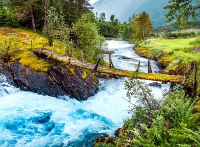 Mountain Bridge Jigsaw Puzzle