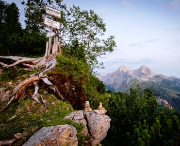 Mountain Guidepost Jigsaw Puzzle