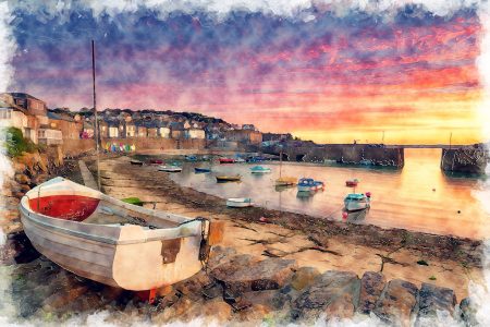 Mousehole boats Jigsaw Puzzle