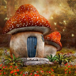 Mushroom Cottage Jigsaw Puzzle