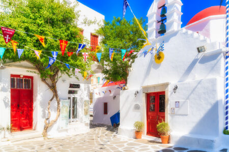 Mykonos Church Jigsaw Puzzle