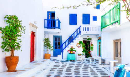 Mykonos Dwellings Jigsaw Puzzle