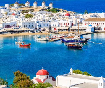 Mykonos Port Jigsaw Puzzle