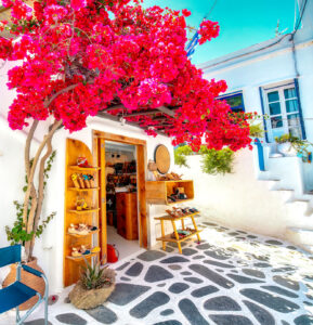 Mykonos Shoe Shop Jigsaw Puzzle