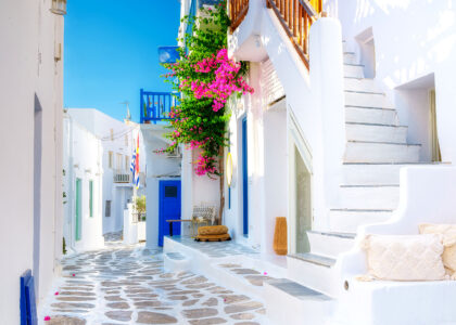 Mykonos Street Jigsaw Puzzle