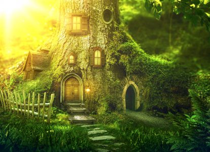 Mystical Tree House Jigsaw Puzzle