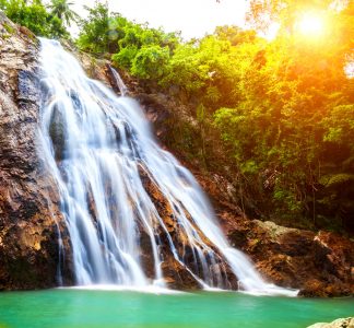 Na Muang 1 Waterfall Jigsaw Puzzle