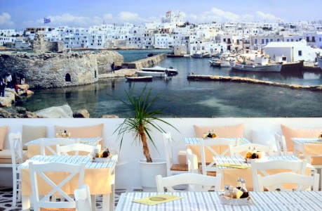 Naoussa Harbor Jigsaw Puzzle