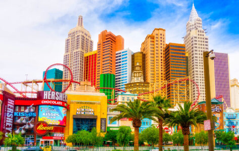 Las Vegas's version of New York City skyline - Picture of New York